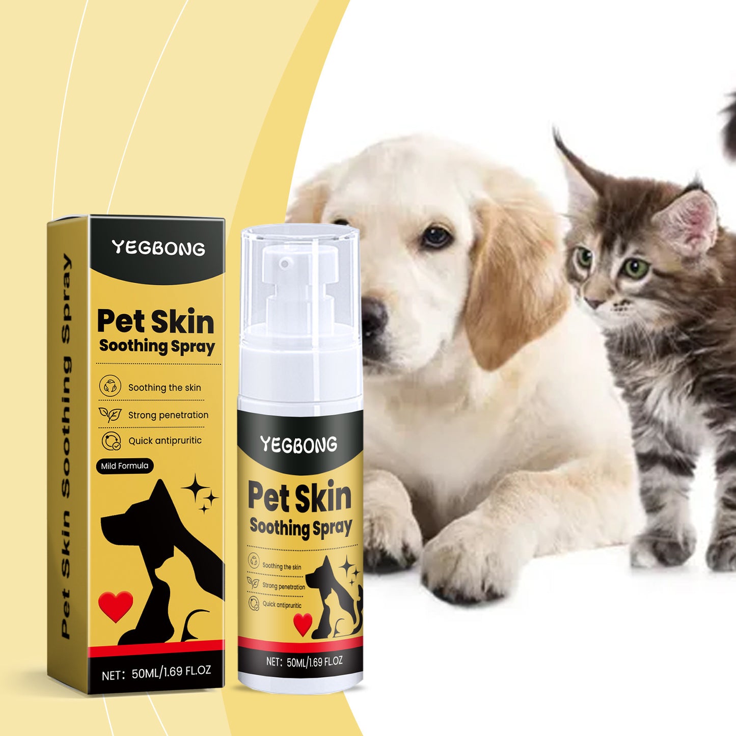 Pet Skin Care Spray Gentle Relief