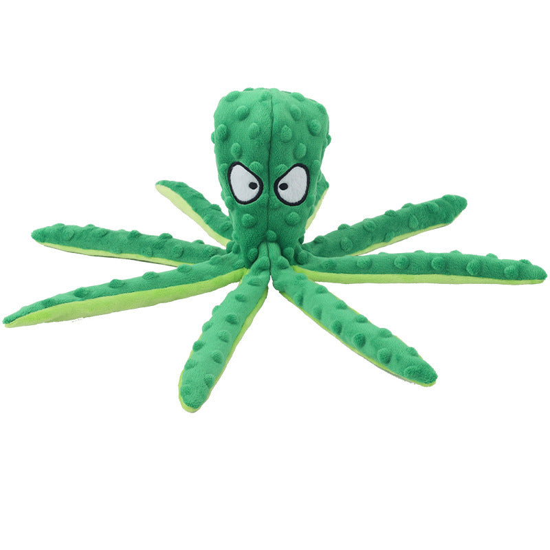 Eco-friendly New Design Pet Plush Octopus Cat Dog Toy