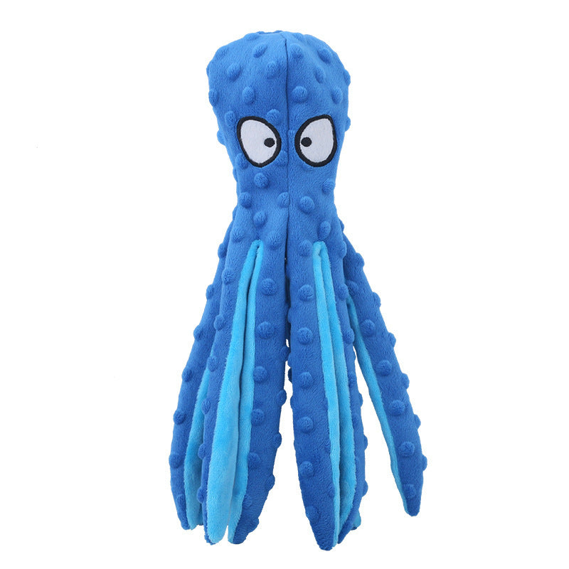 Eco-friendly New Design Pet Plush Octopus Cat Dog Toy