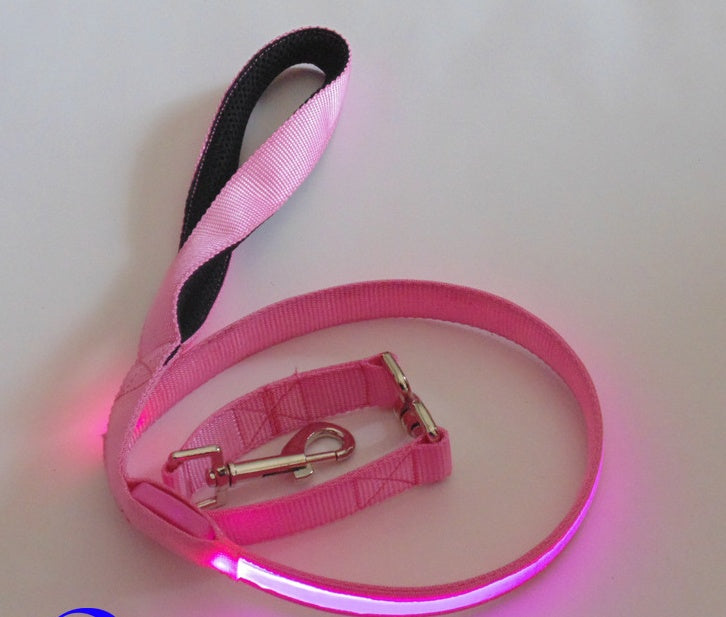 LED fiber optic reflective rope