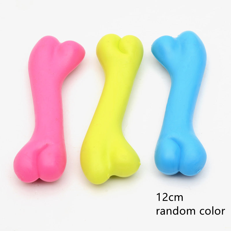 Rubber Bite Resistant Toys, High Quality Dog Bone Type