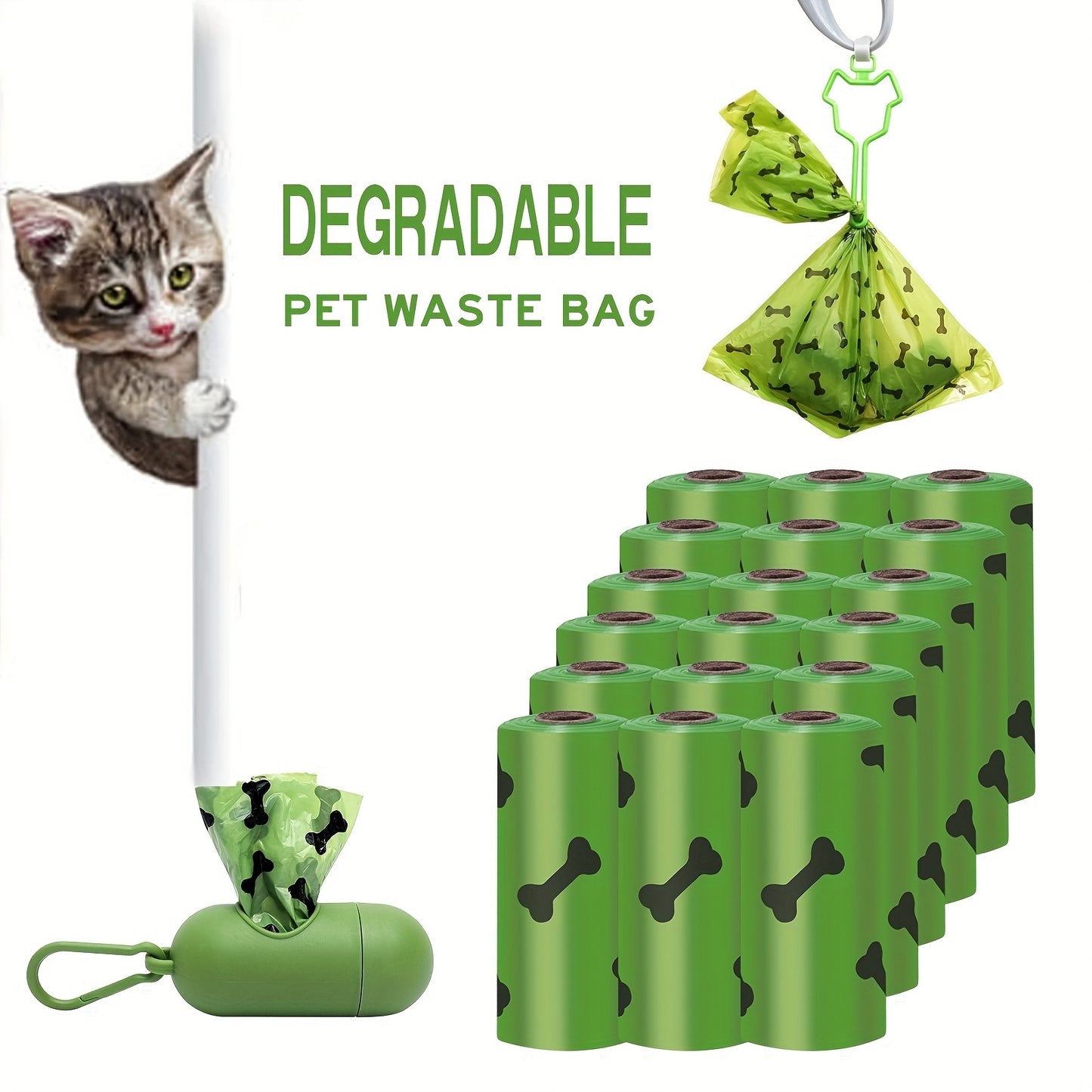 Pet Litter Bags Dog Poop Bag Dispenser Dog Poop Bags