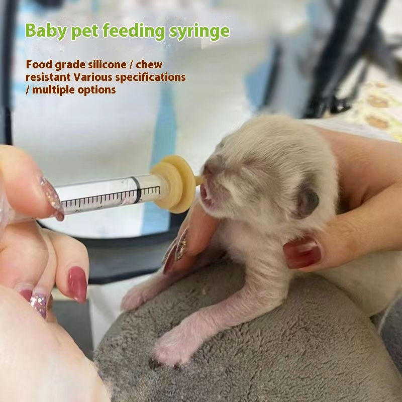 Kitten And Puppy, Pet Needle Feeding Device