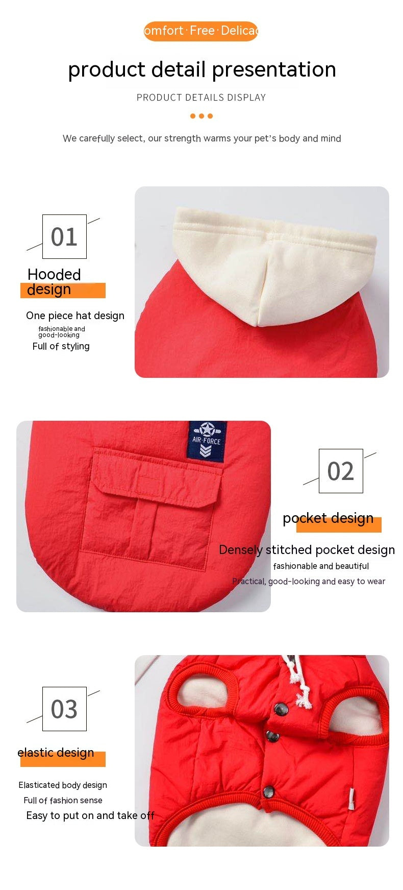 Pet Warm Cotton Vest