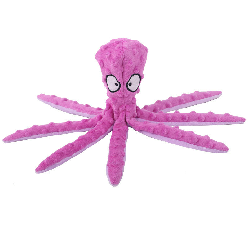 Eco-friendly New Design Pet Plush Octopus Cat Dog Toy