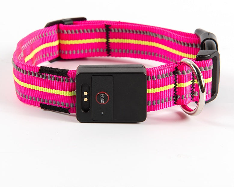 Fiber Optic Waterproof Magnetic Charging Pet Collar