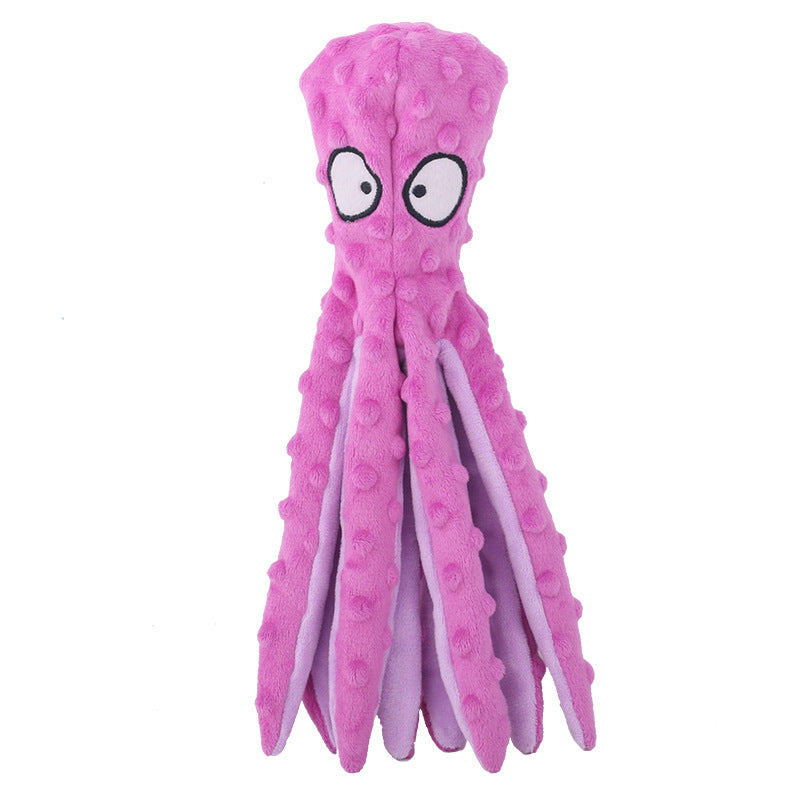 Eco-friendly New Design Pet Plush Octopus Cat Dog Toy