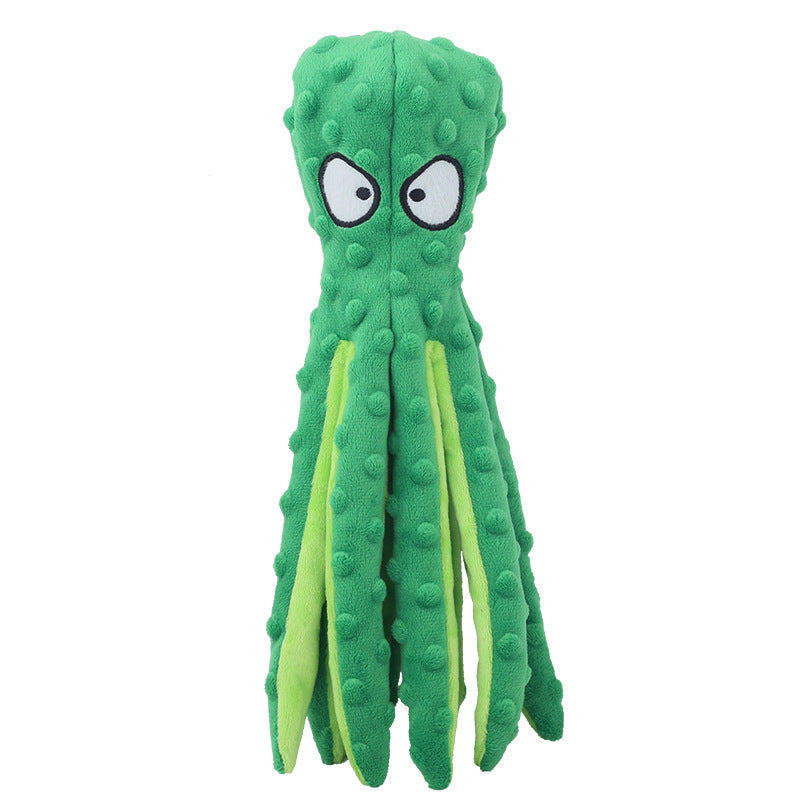 Eco-friendly New Design Pet Plush Octopus Cat Dog Toy