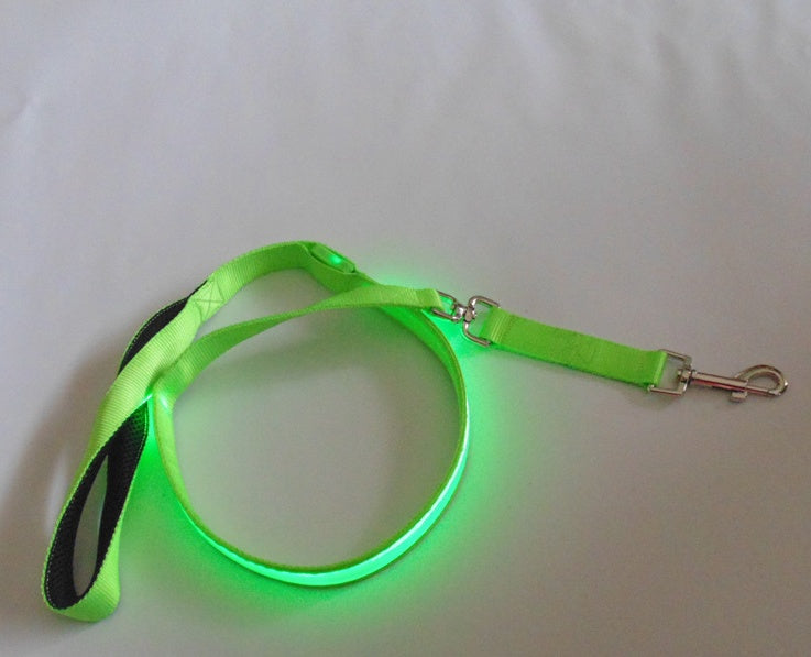 LED fiber optic reflective rope