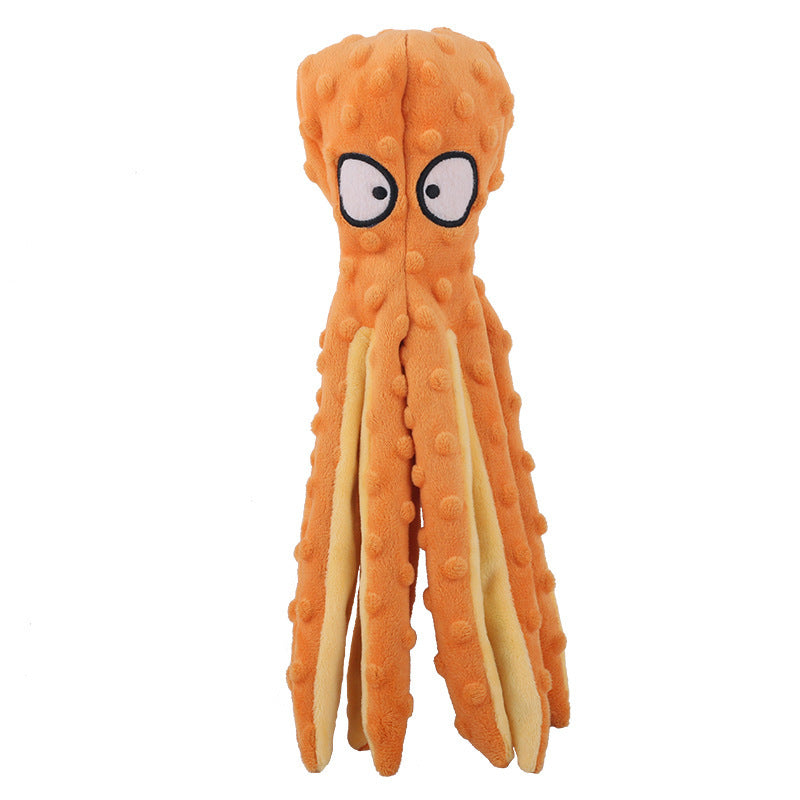 Eco-friendly New Design Pet Plush Octopus Cat Dog Toy