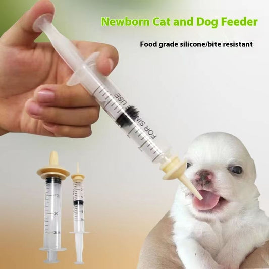 Kitten And Puppy, Pet Needle Feeding Device