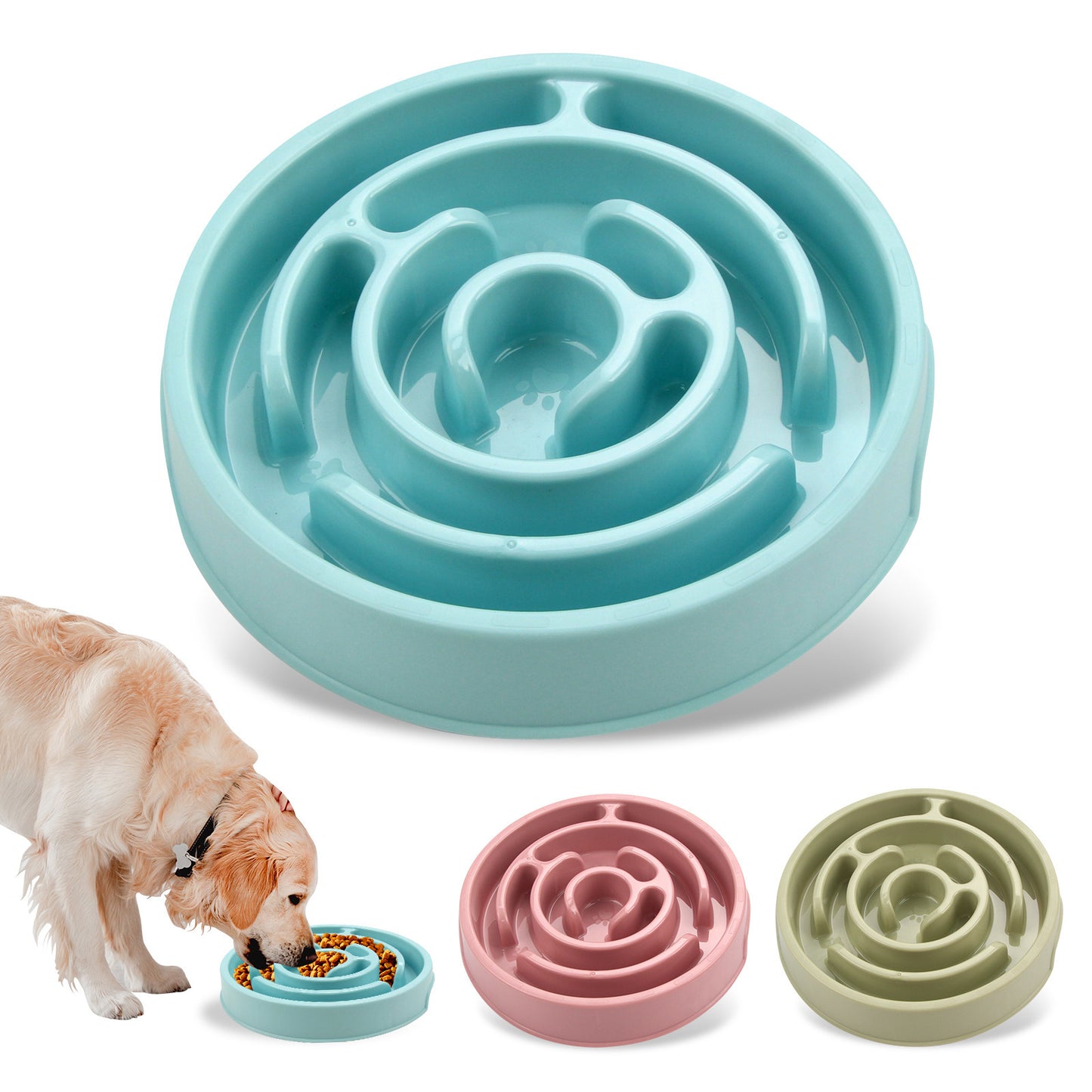 Slow Feeder Bowls Silicone Puzzle Feeder Bowl