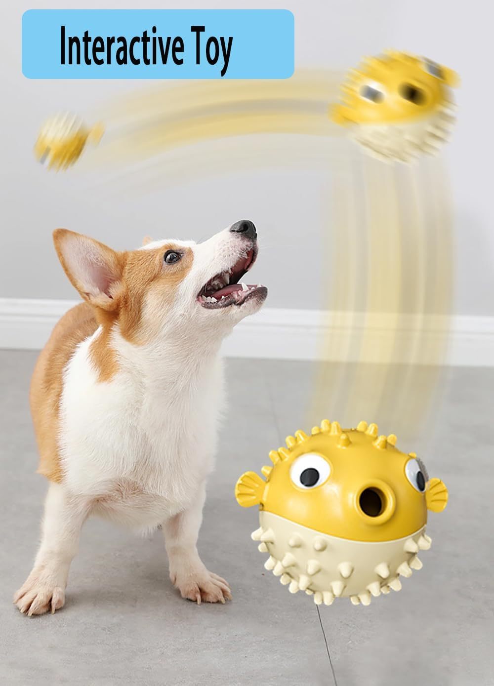 Interactive Dog Toys For Treat Dispensing Dog Chew Toy